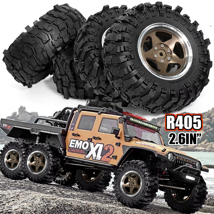 RS Swamp Claw Schlamm-Geländereifen, 2,6-Zoll-Radreifen-Set, Schwarz - Bild 4