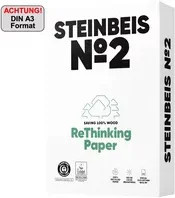 Steinbeis Kopierpapier No. 2 Trend White A3, 80 g/m², 500 Blatt, Weiß, Matt, Blauer Engel - Bild 1