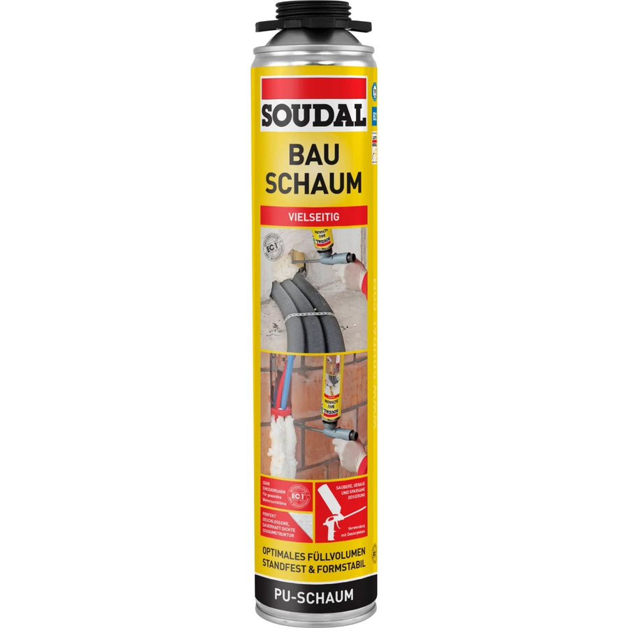 Soudal Bauschaum B2 Polyurethan in Beige, 750 ml - Bild 2