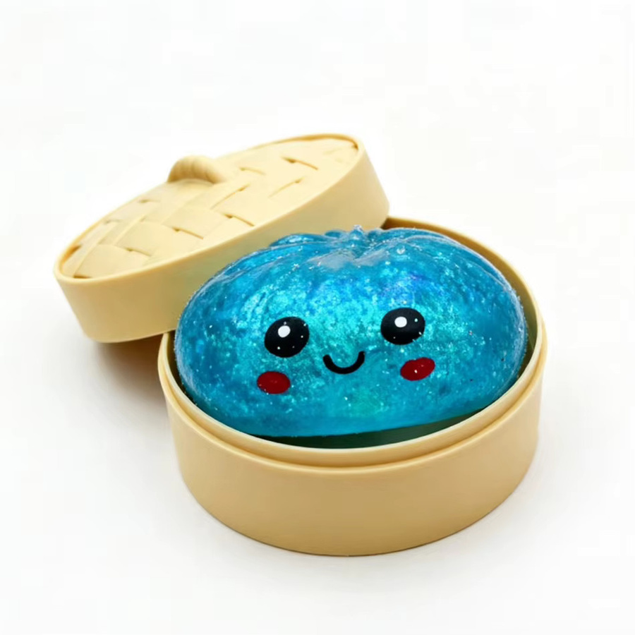 Knödel-Quetschspielzeug mit Bambus-Dampfkugel, Fidget-Spielzeug - Bild 4