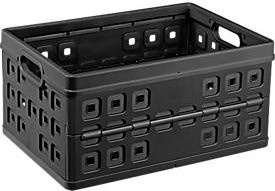 Sunware Square Klappbox the flap-line, schwarz, Inhalt: 46 Liter, B/T/H: 38,0 x 30,0 x 26,5 cm - Bild 1