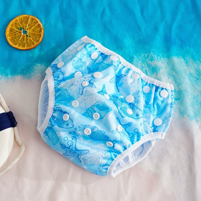 Wiederverwendbare Happyflute Schwimmwindel in Einheitsgröße für Babys und Kleinkinder - Bild 1