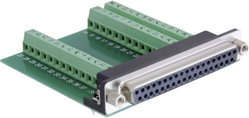 Delock 65319 D-SUB Buchsenleiste 180 Grad mit 37 Polen in Multicolor - Bild 1