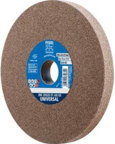 PFERD Schleifbockscheibe A60 Braun für universelle Schleifaufgaben Durchmesser: 200 mm, Breite: 20 mm, Bohrung: 51 mm - Bild 1