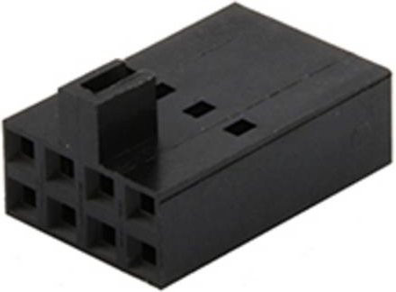 Molex Buchsengehäuse-Kabel Schwarz, 28 Polzahl, Rastermaß: 2.54 mm, 22552282 - Bild 1