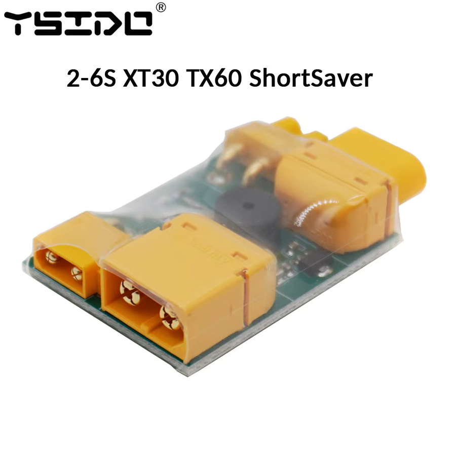 YSIDO Smart Smoke Stopper ShortSaver Elektronische Sicherung mit XT30 und TX60 Anschlüssen zur Vermeidung von Kurzschluss und Überstrom - Bild 2