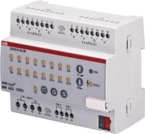 ABB Stotz S&J DALI Lichtregler 8-fach REG DLR/S8.16.1M Dimmer - Bild 1
