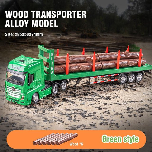 Huina Ingenieur-Transportfahrzeug, Statisches Modell, 1:32, ab 4 Jahren - Bild 1