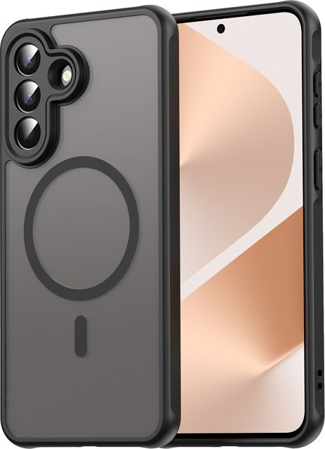 Magnetische Silikon-Hartschalenhülle für Samsung Galaxy A37 5G und Galaxy A57 5G in Schwarz - Bild 1
