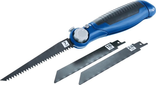 LUX-TOOLS Handsäbelsäge in Blau mit 150 mm Sägeblattlänge - Bild 1