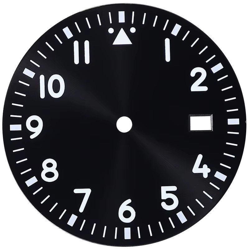 Einzeldatum-Zifferblatt für Pilotenuhr, 33,8 mm, Unisex - Bild 6