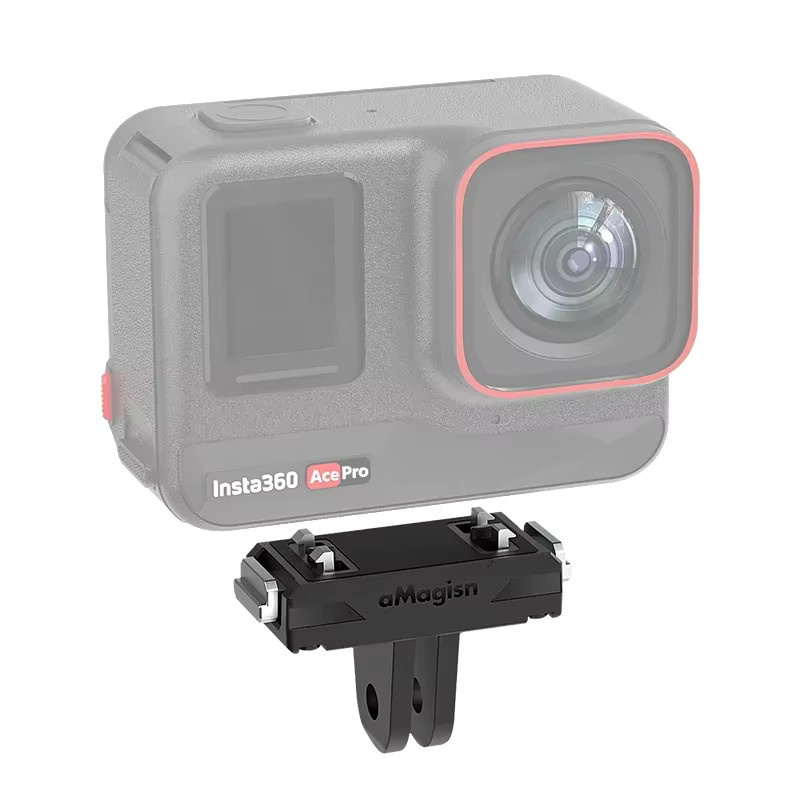 Insta360 Magnetische Quick Release Basis Halterung und Adapter für Insta360 Ace und Ace Pro in Schwarz - Bild 2