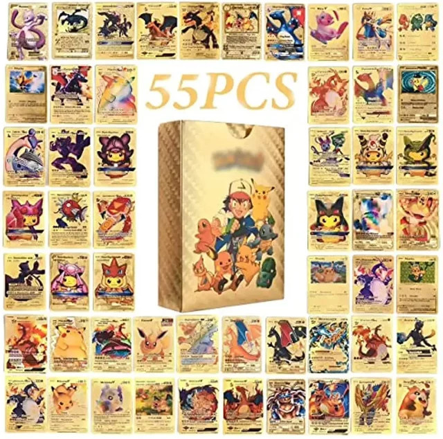 Bandai Pokémon Gold-Karten-Packs, 55-teiliges Set - Bild 1