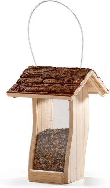 CULT at home Vogel Futterhaus in Braun, B: 30 cm, T: 21 cm - Bild 1