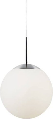 Nordlux Cafe 25 Pendelleuchte mit Glaskugel in Weiß und transparentem Glas, E27 - Bild 1