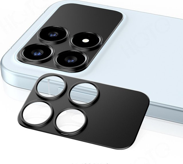 Aluminium Metall Kamera Objektiv Schutz für Xiaomi Redmi K90 K90Pro Max und POCO F8 Pro Ultra in Schwarz - Bild 1