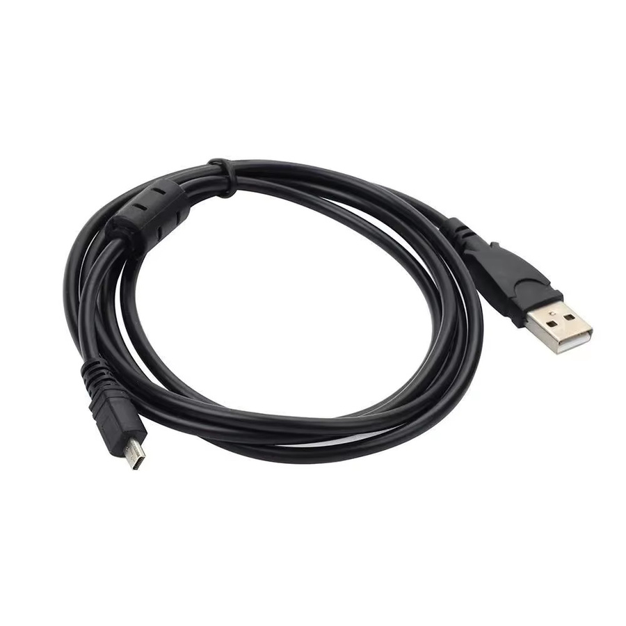 UXG USB auf Mini 8-poliges UC-E6 Digitalkamera-USB-Datenkabel in Schwarz für Nikon Coolpix Finepix JV100 JV110 JV160 JV170 Panasonic Olympus Sony - Bild 2