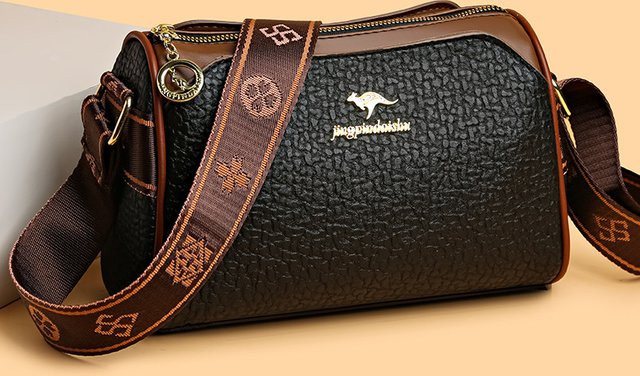 FXZLLQ Damen-Kissentasche, Leder, Schulter-Crossbody-Tasche - Bild 1