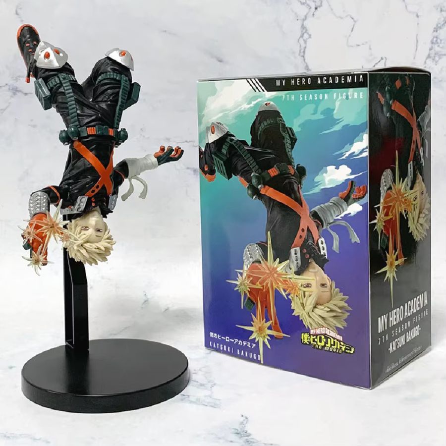 Bandai My Hero Academia Anime-Figuren Midoriya Izuku und Bakugou Katsuki PVC-Statue Multicolor - Bild 3