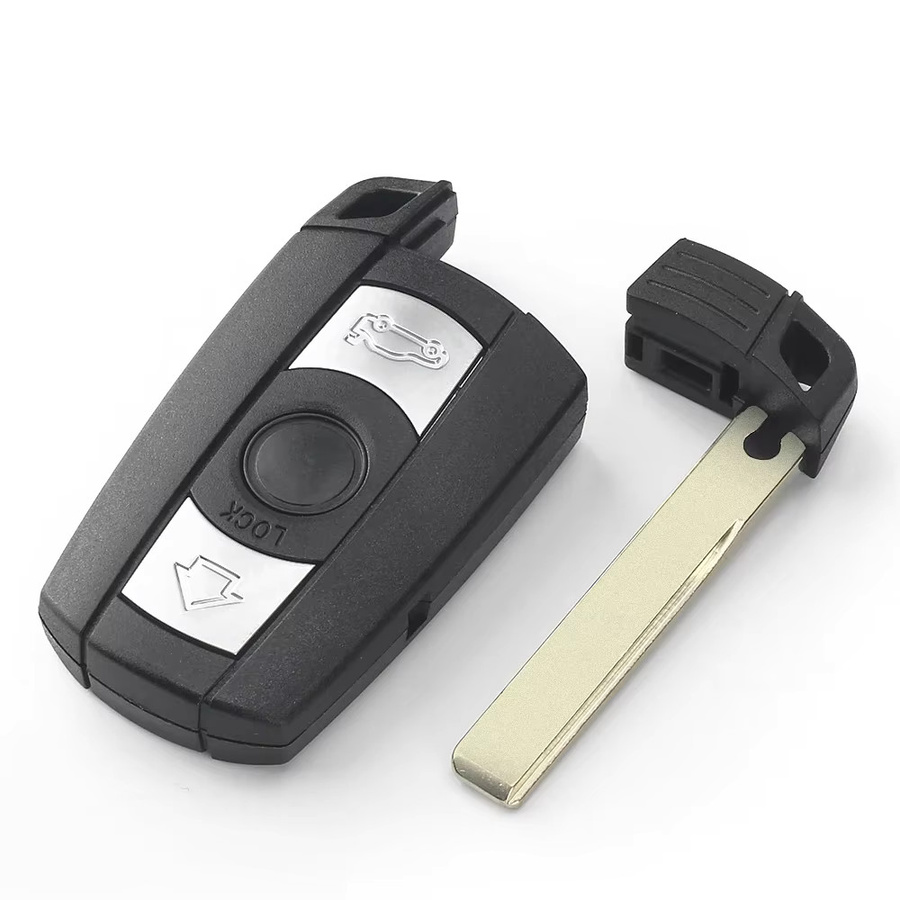 KEYYOU Fernbedienung Schlüssel Hülle für BMW 1 3 5 6 Serie X5 X6 in Schwarz - Bild 3