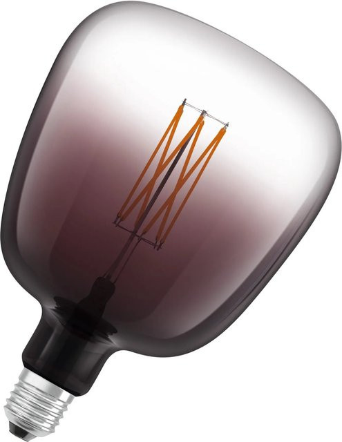 Osram LED-Leuchtmittel E27 Globeform, 4,5 W, warmweiß, dimmbar, Glas, transparent, H x Ø: 20 x 14 cm - Bild 1