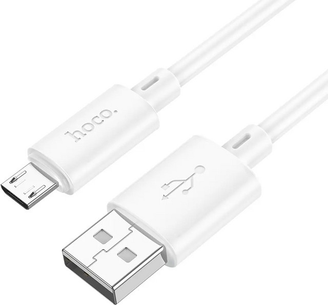 HOCO X88 Daten- und Ladekabel USB-A auf microUSB, 18W, Weiß, 2m - Bild 1
