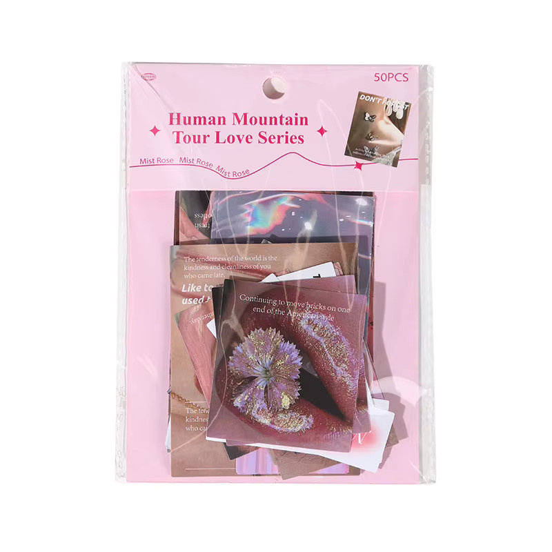 50 Stück wasserfeste Aufkleber im koreanischen Stil für dein Tagebuch-DIY und Scrapbook, bunte INS-Designs - Bild 4