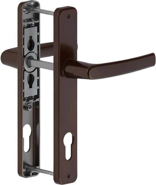 Panto Griffgarnitur Smart Line aus Aluminium in Braun mit 92 mm Lochabstand - Bild 1