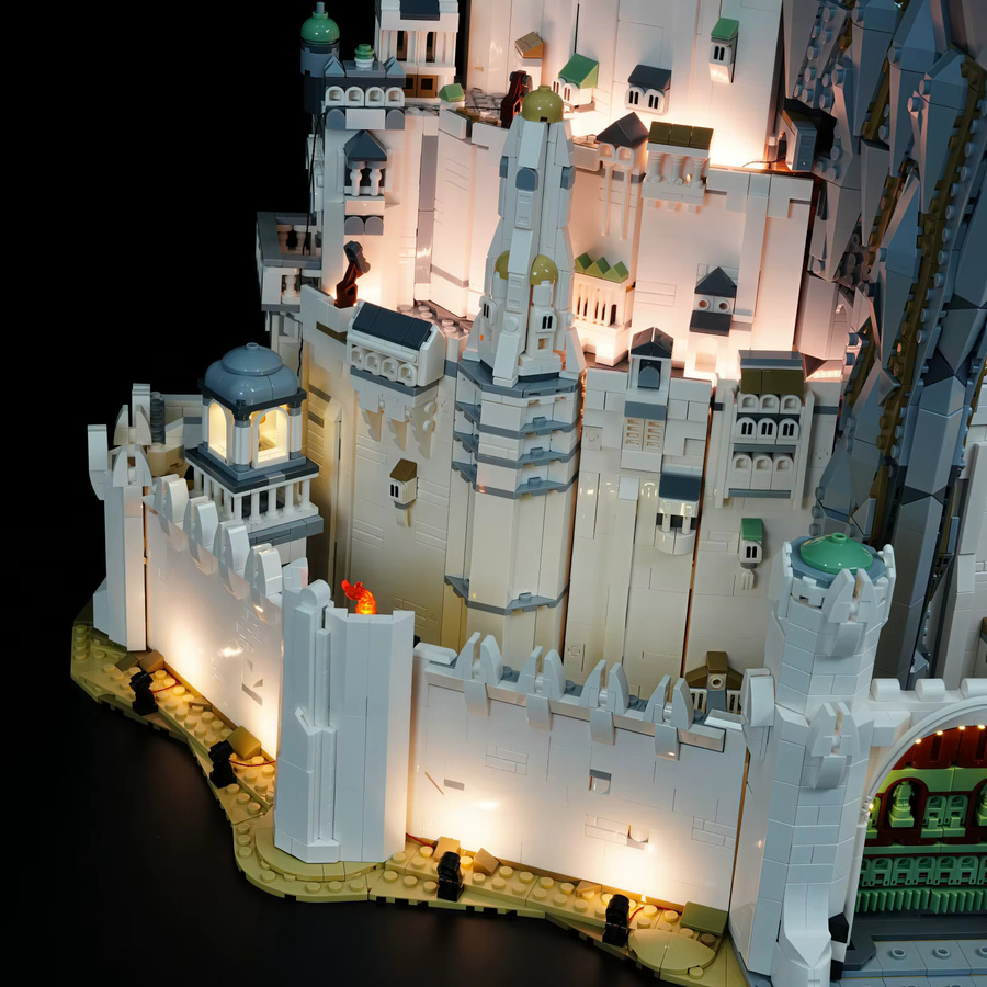 MAXCXT LED-Licht für LEGO 11377 Der Herr der Ringe Minas Tirith, DIY-Dekorationslampe in Warmweiß - Bild 3