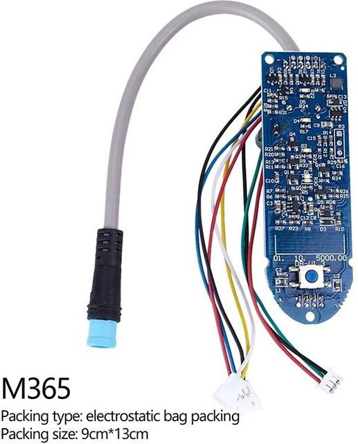 Bluetooth Dashboard Upgrade Platine für Xiaomi M365 Pro und Pro 2 Elektroroller in Schwarz - Bild 1