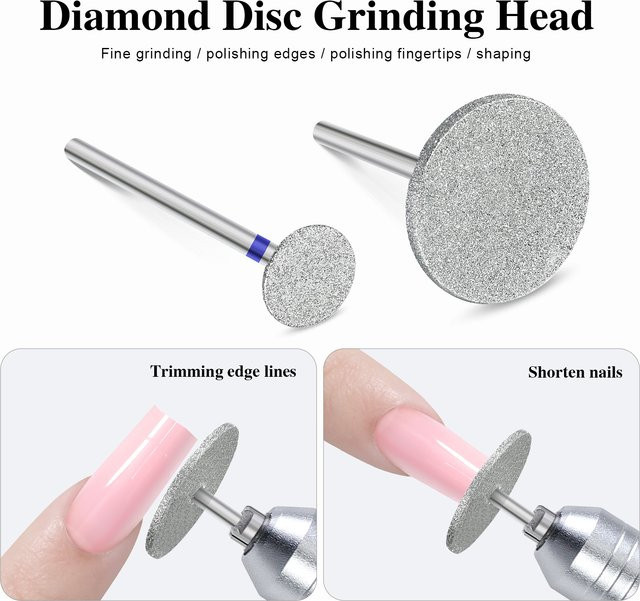 Misscheering Diamant-Nagelbohrer mit Wechselkopf, Nagelpflege-Werkzeuge - Bild 1