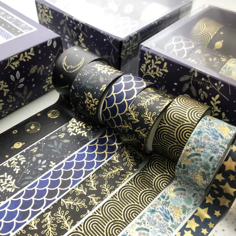 10-teiliges Washi Tape Set in Multicolour für DIY-Dekoration und Scrapbooking - Bild 1