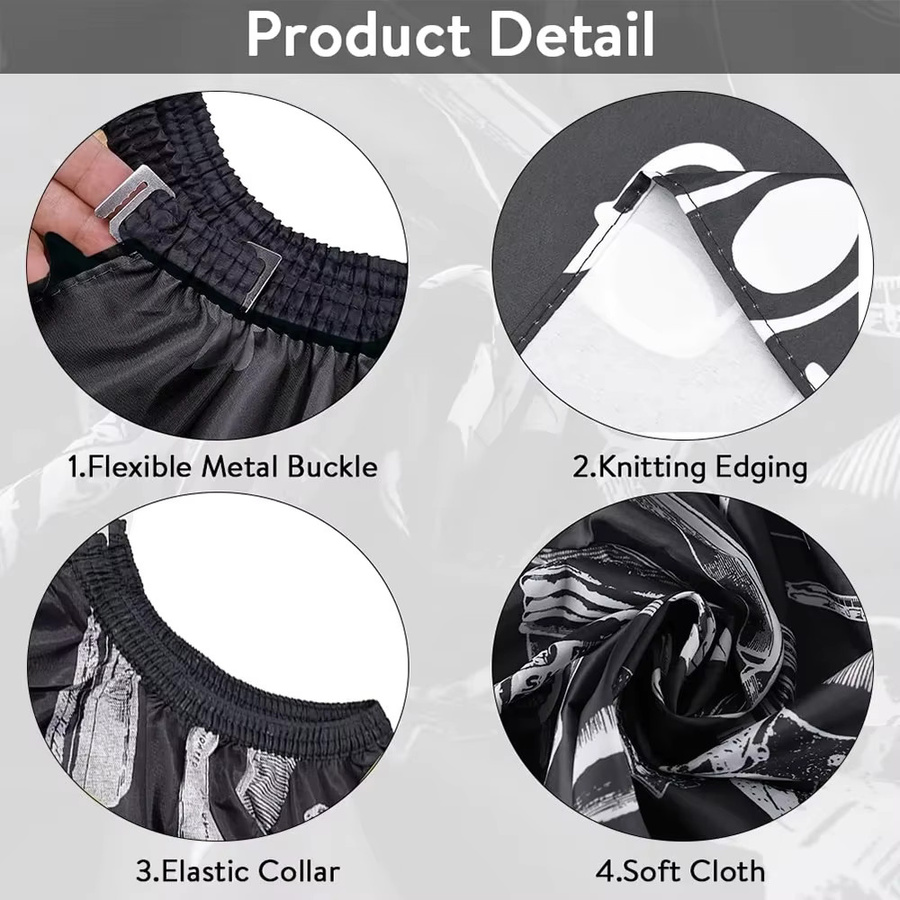 Friseurschal Lätzchen Set, Nylon, Unisex - Bild 2