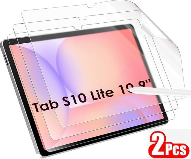 2 Stück Papierähnliche Displayschutzfolie für Samsung Galaxy Tab S8 S9 Plus Ultra S10 S6 Lite S7 FE A8 A9 A7 in Transparent - Bild 1