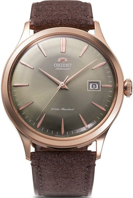 Orient Armbanduhr Automatik, Edelstahl, Leder, Braun, 42 mm, Herren - Bild 1