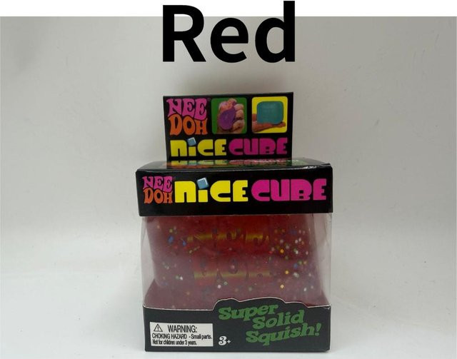 NEEDOH Maltose Glow in the Dark Eiswürfel Squishy Fidget Spielzeug - Bild 1