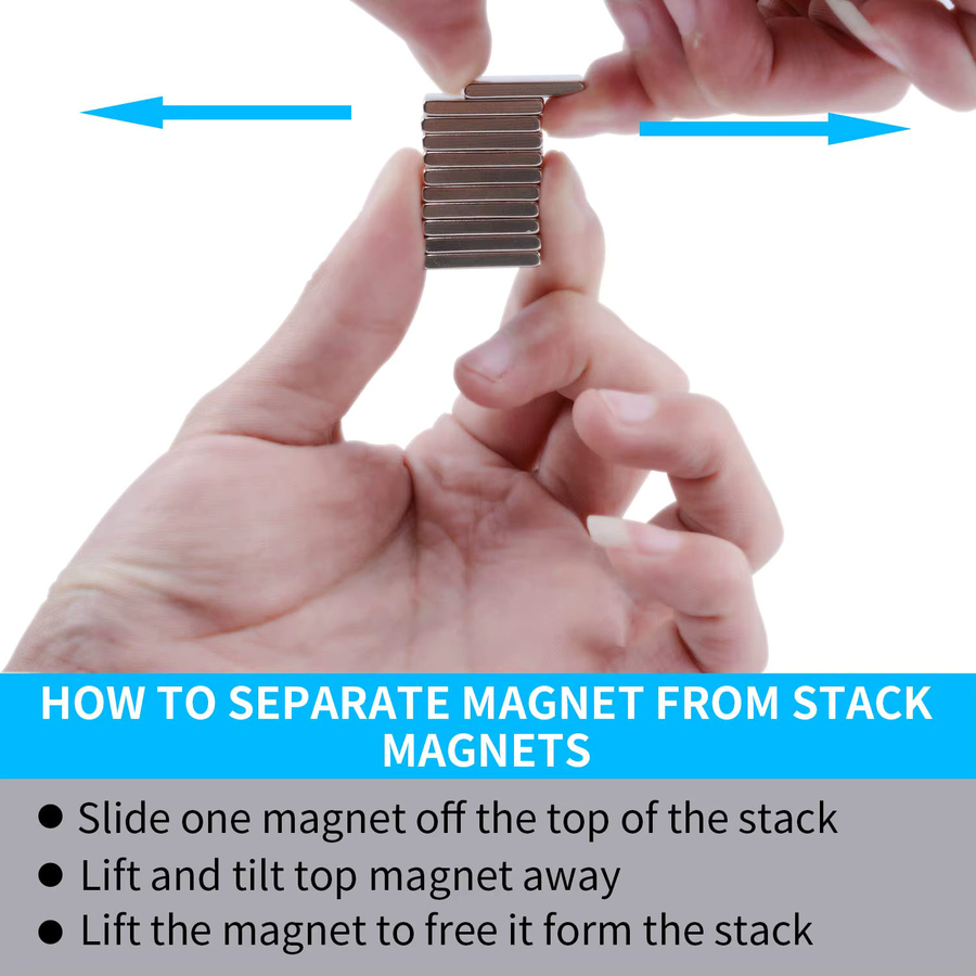 Imanes Permanentmagnet-Block in Silber, B/T/H: 30 x 10 x 3 mm - Bild 2