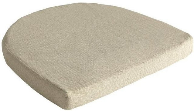 Möbel direkt online Sitzkissen Holger rund in Cremefarben/Beige mit Schaumstofffüllung - Bild 1