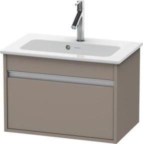 Duravit Waschtischunterschrank Ketho Compact grau, wandhängend, B: 60 cm, T: 38,5 cm, H: 41 cm - Bild 1
