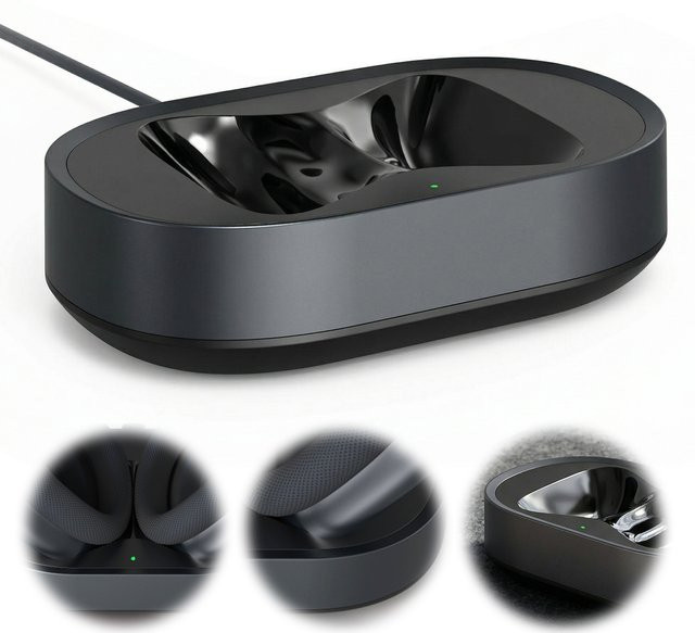 VODOOL Magnetische Headset-Ladestation für AirPods Max in Schwarz mit USB-C Anschluss - Bild 1