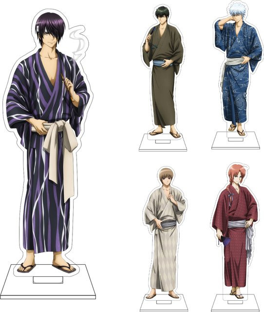 Bandai Gintama Anime Cosplay Acryl-Figur Ständer Plakette, Einzelfigur - Bild 1