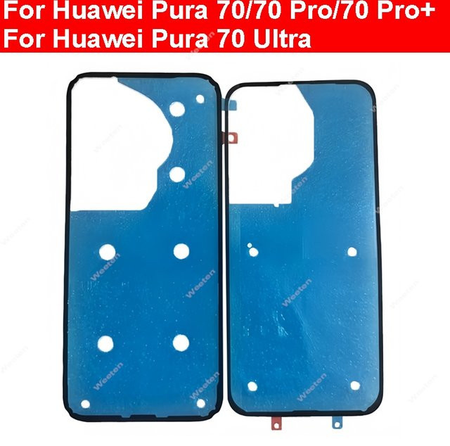 Huawei Pura 70 Pro Plus Ultra Ersatz Batterieabdeckung Aufkleber in Blau - Bild 1