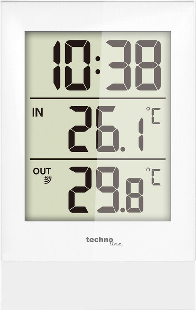 Technoline WS 9178 Funk-Wetterstation in Weiß mit maximal einem Sensor - Bild 1