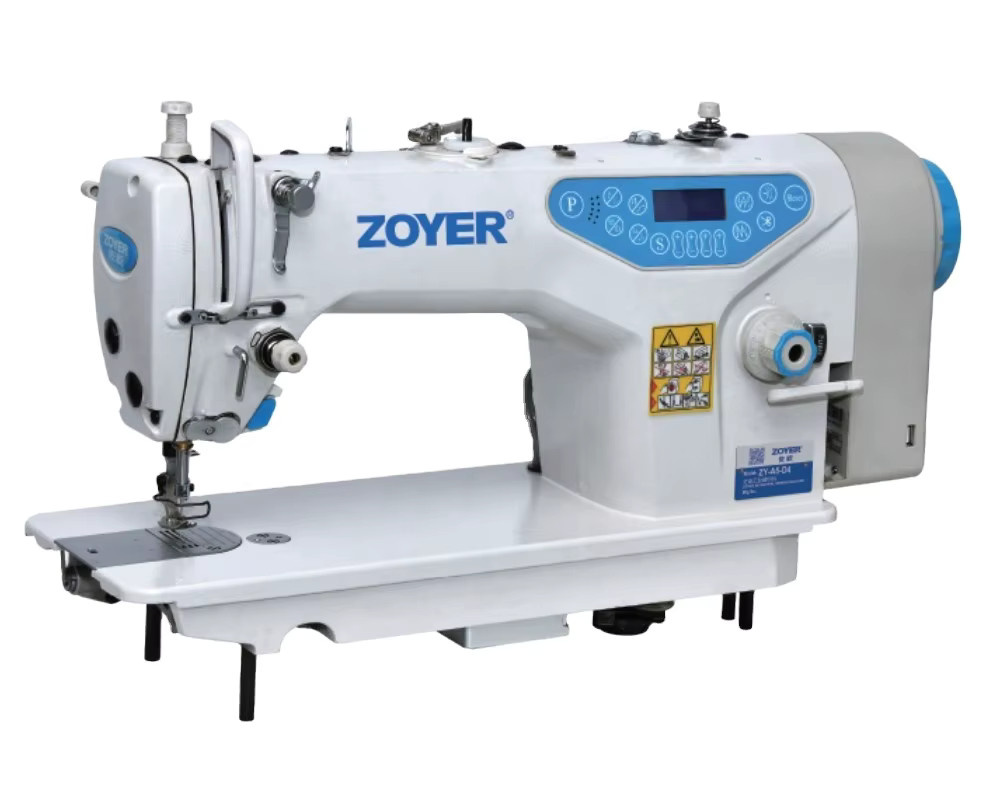 Jack ZY-A5-D4 Industrienähmaschine in Weiß – Hochgeschwindigkeits-Vierfaden-Automatik-Steppmaschine aus Metall - Bild 2