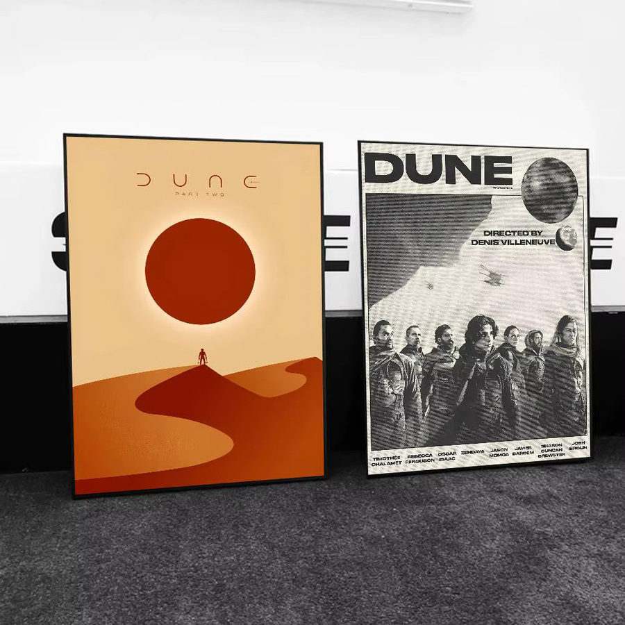 Klassisches Dune Film-Poster als selbstklebender wasserfester Papieraufkleber zur Wanddekoration - Bild 3
