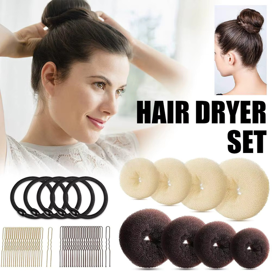 jaysuing Donut-Haarknoten-Maker-Set, 2 Farben, Damen und Mädchen - Bild 6