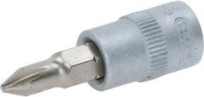KS Tools Bit-Stecknuss PH1 1/4 Zoll aus Edelstahl in Silber - Bild 1