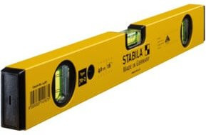 STABILA Wasserwaage Type 70-2 aus Aluminium in Gelb, Länge: 40 cm - Bild 1