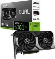 Asus GeForce RTX 5060 Ti DUAL Grafikkarte 8GB Schwarz mit DisplayPort und HDMI - Bild 1
