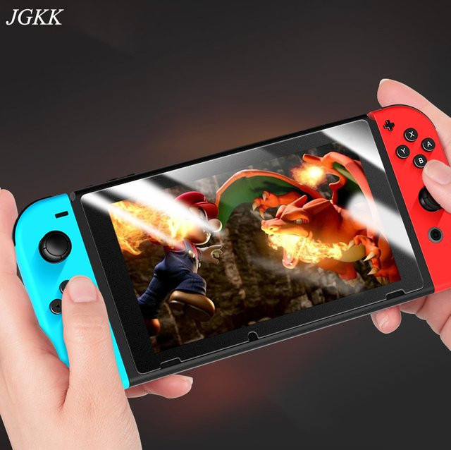 Mattes gehärtetes Glas für Nintendo Switch NS Lite als Anti-Blau Bildschirmschutz in Transparent - Bild 1